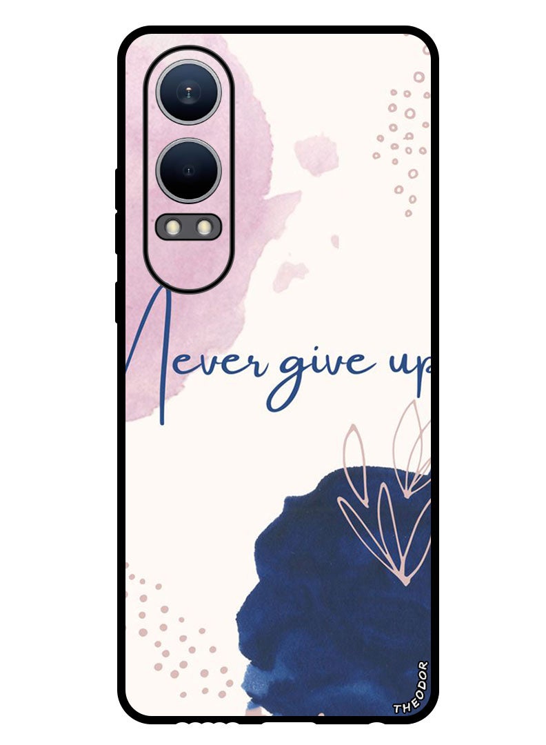 Theodor Protective Case Anti Scratch Shock Proof Bumper Cover For Oppo K12x (China) Never Give up - Image 1