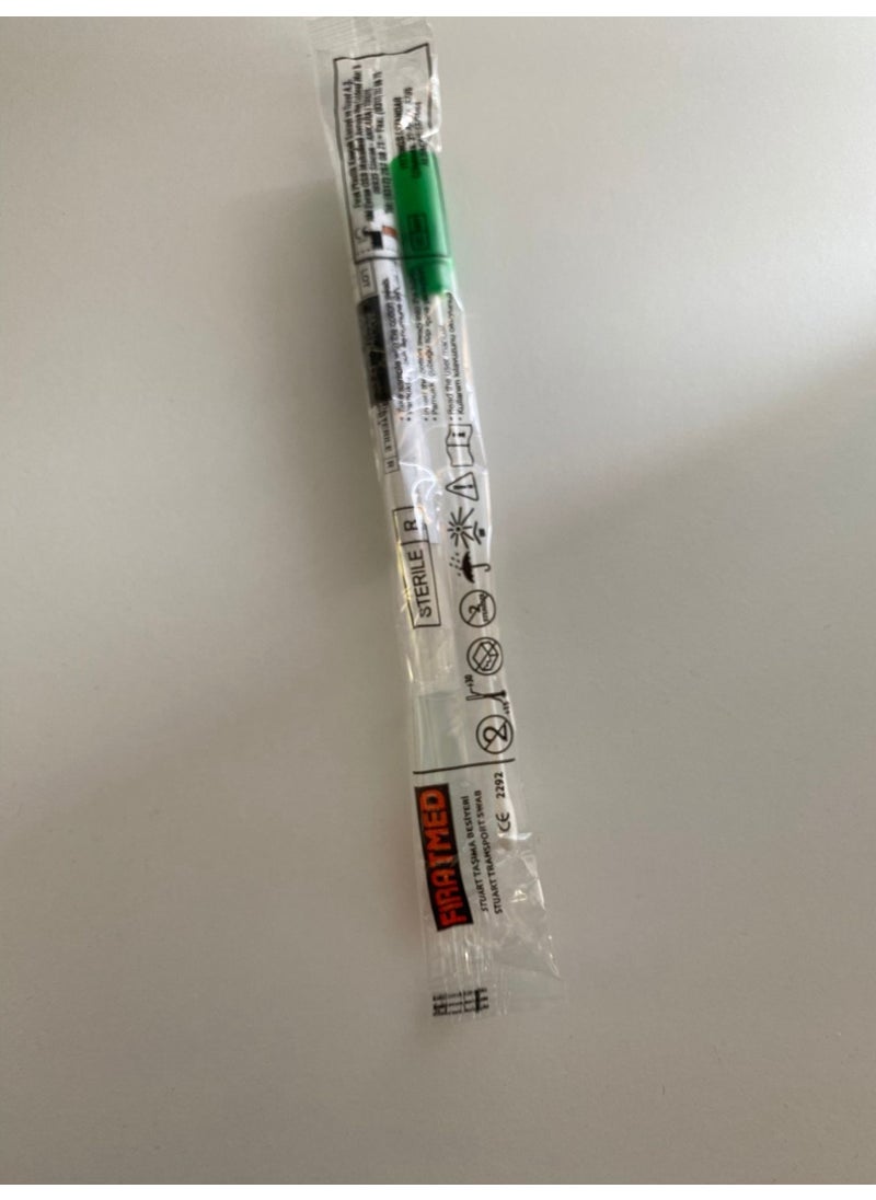 Fıratmed - Swab Swab Stuart Transport Swab with Medium Sterile Gel (Swab with Medium) - Amb: 50 Pieces - Image 1