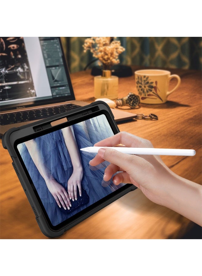 عام غطاء آيباد الجيل 11 (A16) / الجيل 10 (2025/2022)، غطاء مع حامل قائم ومكان مخصص للقلم. - Image 3