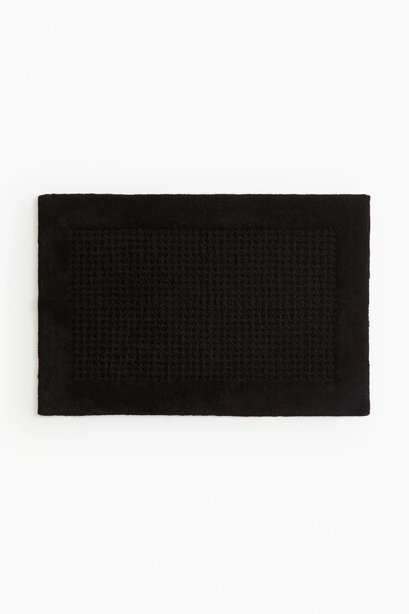 اتش اند ام سجادة حمام من القطن المعقود