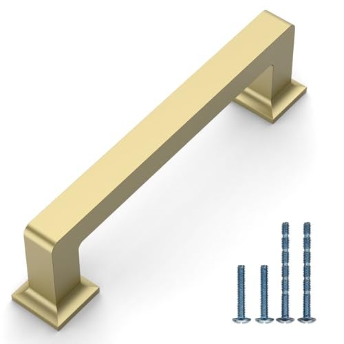 Coinkoly 10 Pack 37596mm Gold Cabinet Pulls Kitchen Cabinet Handles Drawer Pulls Cupboard Hardware for Cabinets CK0078 - Image 1
