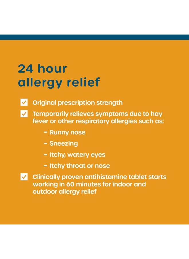 HealthCareAisle Allergy Relief - Levocetirizine Dihydrochloride Tablets USP, 5 mg - 80 Tablets - Original Prescription Strength Allergy Medication, 24-Hour Relief, 80 Count (Pack of 1) - Image 5