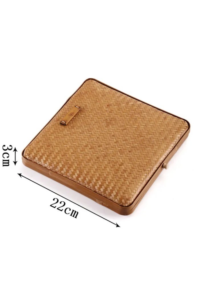 Tea Cake Tuo Tea Sealed Box Tea Storage Box Bamboo Weaving Sealed Tea Box Separate Tea Box Wake up Tea Box - Image 4