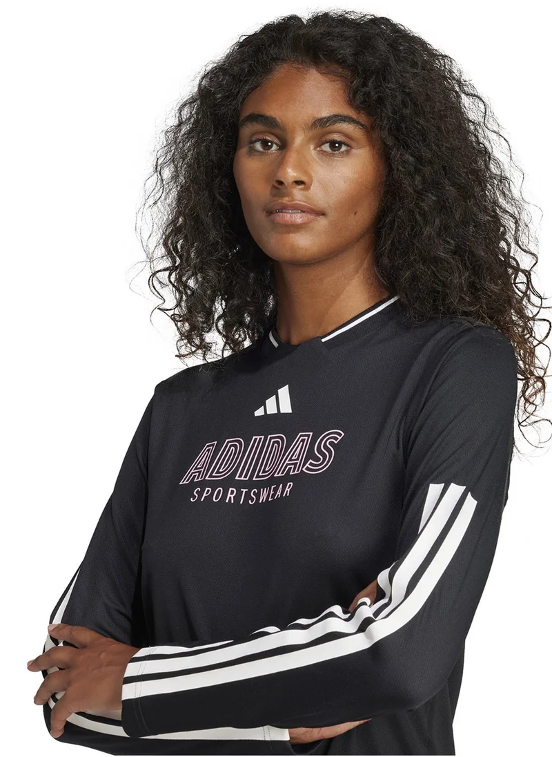 اديداس Tiro Cut 3 Stripe Mesh T-Shirt