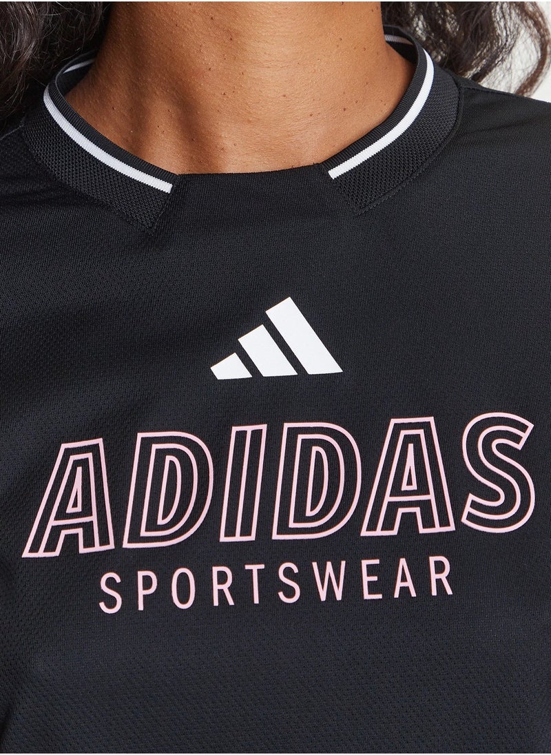 اديداس تي شيرت شبكي بثلاث خطوط من تيرو كات - Image 3