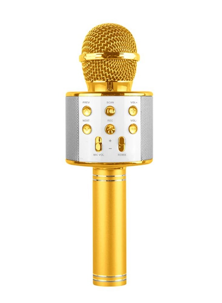 Power Joy Karaoke Microphone With Bluetooth, Recording, Battery Operated, Assorted 1 Piece (Style & Color May Vary) | Unleash your inner rockstar! | Portable Microphone | Compatible to Karaoke Machine, Smartphone, Tablet and etc! | Wireless Bluetooth Speaker | Gift for Adults and Music Lover - Image 2