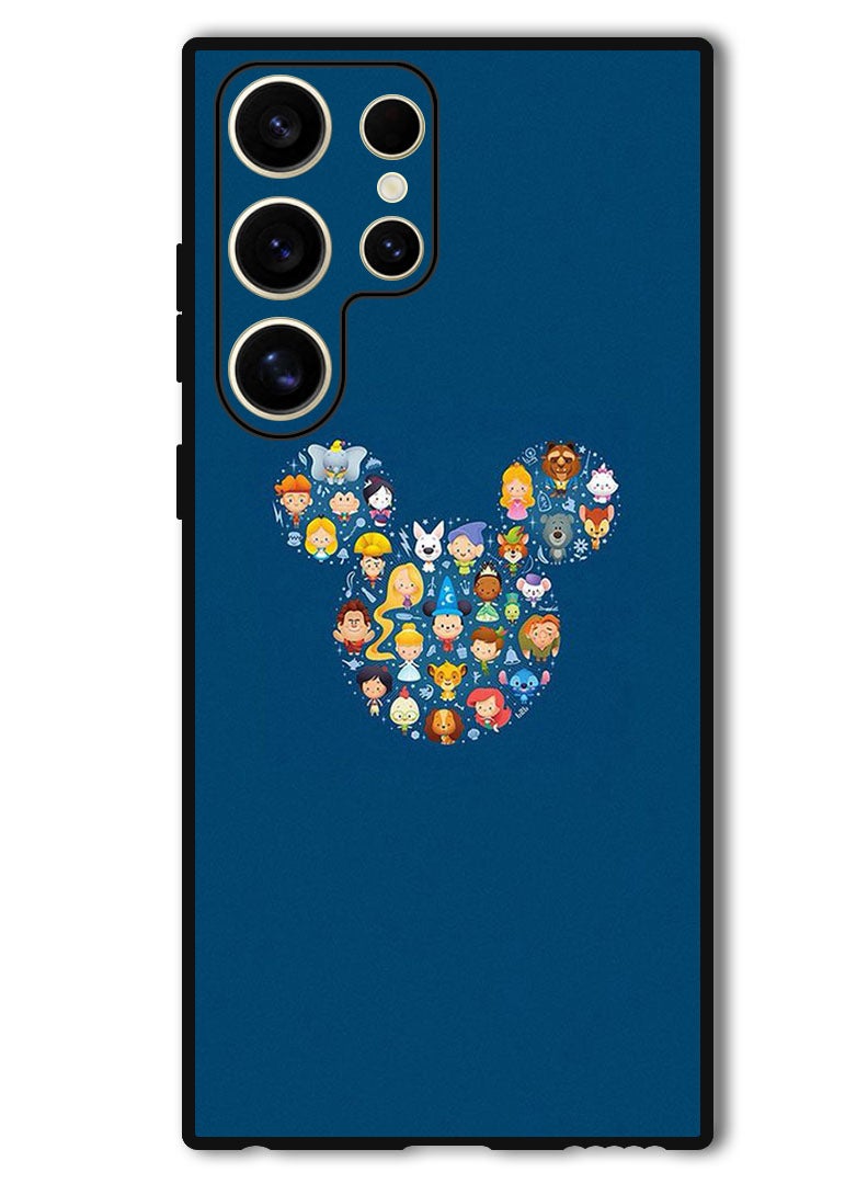 Theodor Protective Case Anti Scratch Shock Proof Bumper Cover For Samsung Galaxy S24 Ultra Mickey Face - Image 1