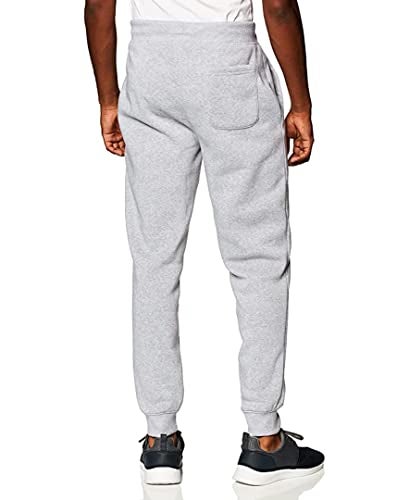 WT02 Men's Fleece Sweatpants & Joggers (Regular & Extended Sizes), Heather Grey, Large - Image 3