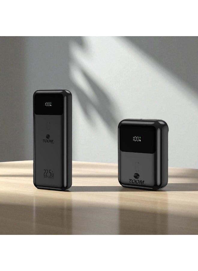 Zoom Plus Mega Backup Bundle – MAXIMO Series Dual Powerbanks (10,000mAh + 20,000mAh) PD 22.5W Super-Charging | USB-C + USB-A | High-Speed Portable Power Solution - Image 4