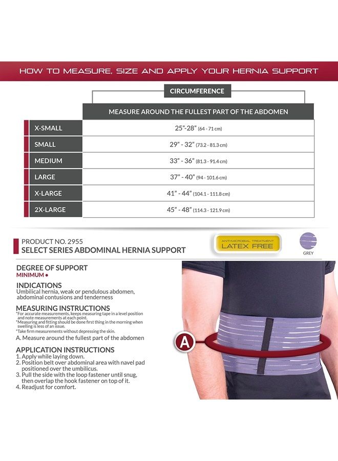 OTC حزام الفتق، علاج البطن السري، سلسلة مختارة، متوسط - Image 2