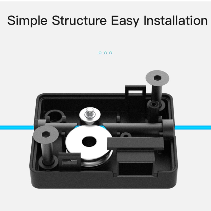 3D Printer Upgraded Accessory: Black Frosted Filament Detector Kit - Easy To Install Metal Guider For Ender-3 V3 SE, Ender-3 V3 KE 3D Printers - Image 2