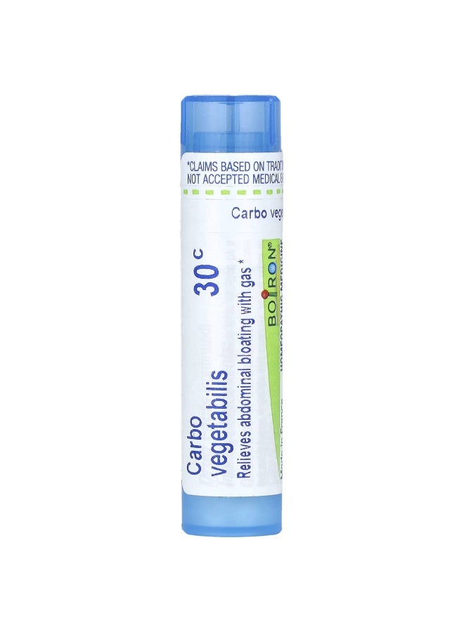 Boiron Boiron, Carbo Vegetabilis, 30C, Bloat & Gas Relief, Approx 80 Pellets  - Image 1