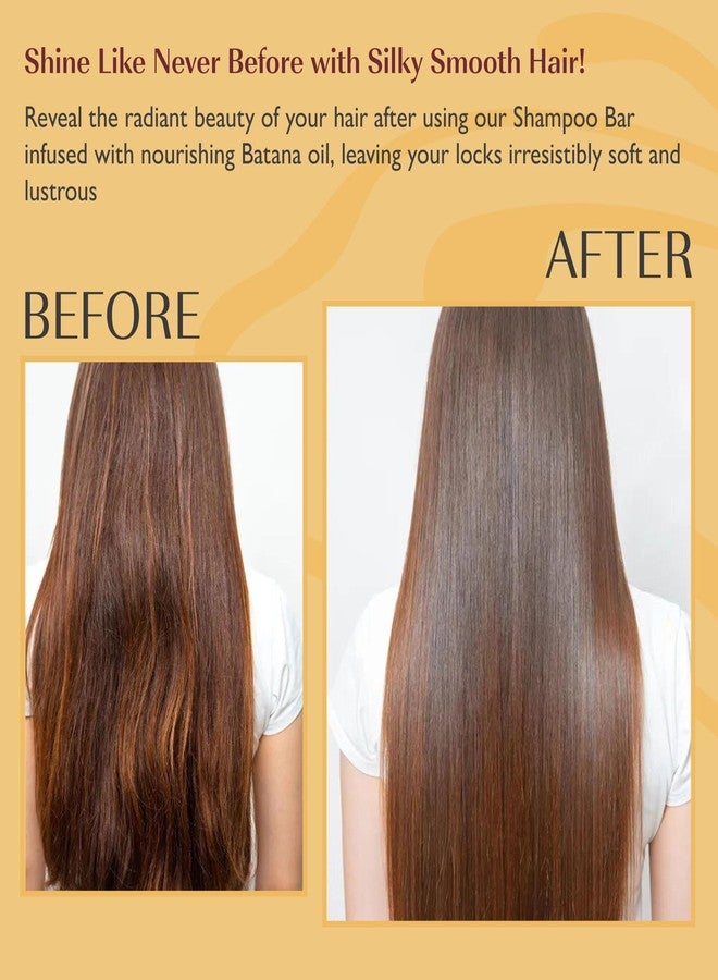 ريلاكسيشن صابون شامبو باتانا لنمو الشعر | زيت هندوراس خام نقي | يرطب ويحسن صحة فروة الرأس، ويعزز نمو الشعر | مع زيت الخروع، والجوجوبا، والأرغان، والصبار (قطعتان) - Image 5