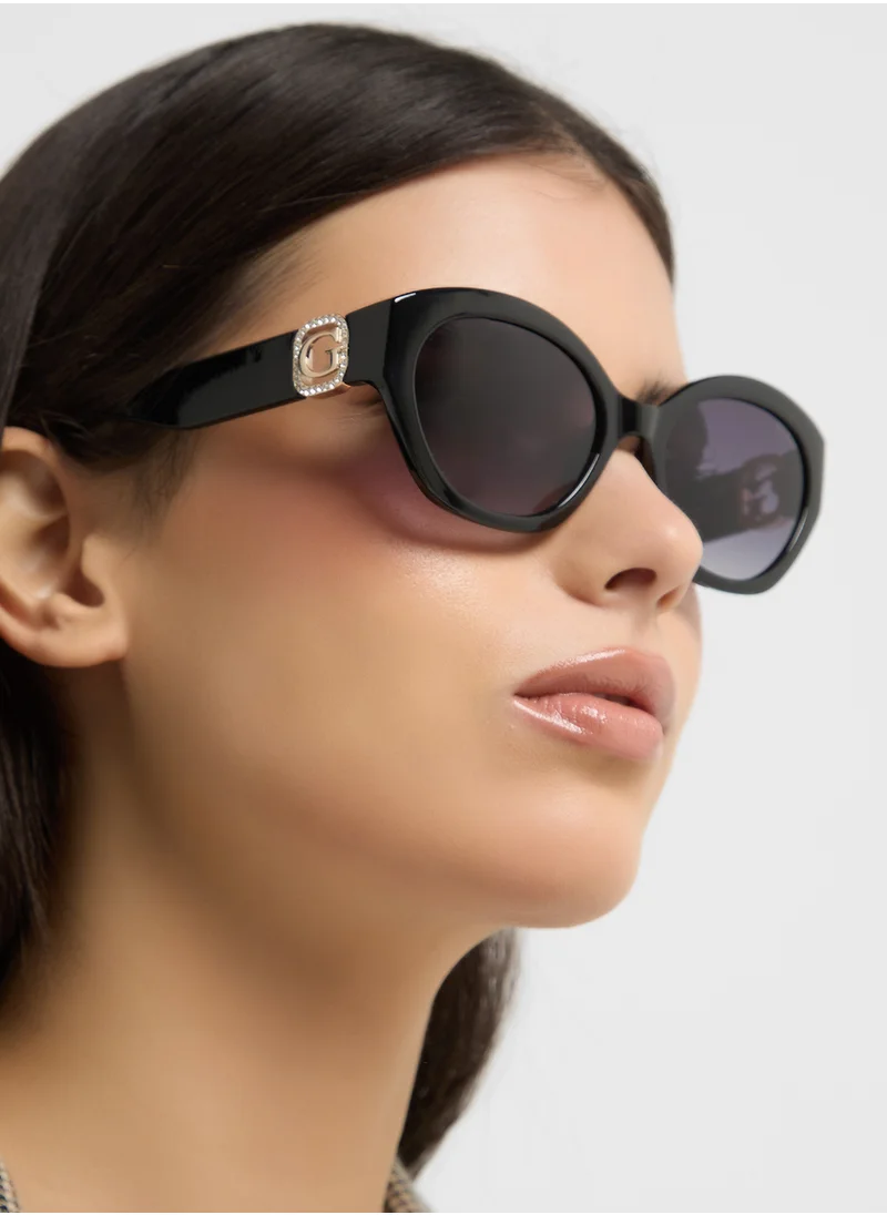 جس Uv-Protected Cateye Sunglasses