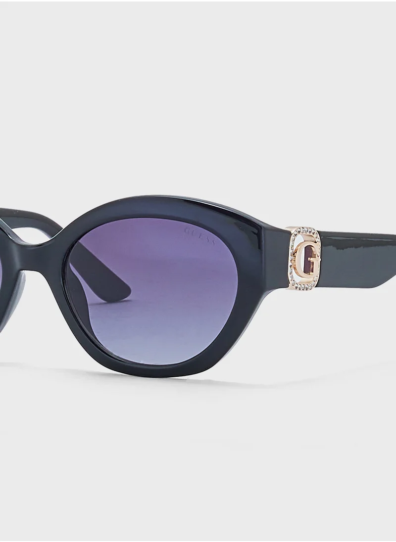 جس Uv-Protected Cateye Sunglasses
