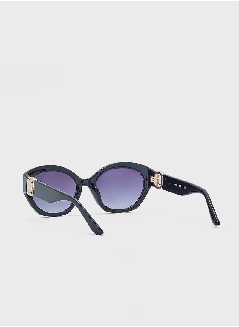 جس Uv-Protected Cateye Sunglasses