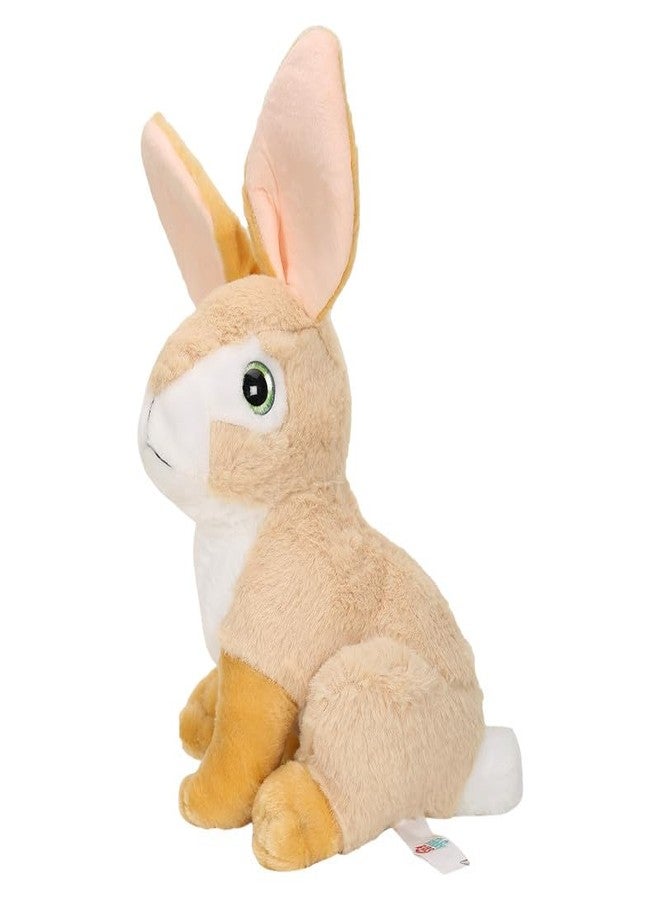 STRIDERS لعبة أرنب ستريدرز القطيفة الناعمة للأطفال - بيج | حيوان محشو لطيف للأطفال | أرنب محبب ومحبوب للبنات والأولاد | لعبة قطيفة ناعمة لوقت لعب آمن - Image 3