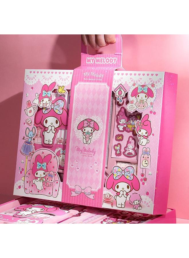 Bluejw Sanrio Hand Ledger Merleti Stationery Suit Hand Ledger Gift Box Children's Girls Primary School Students' Birthday Gift Ledger - Image 3