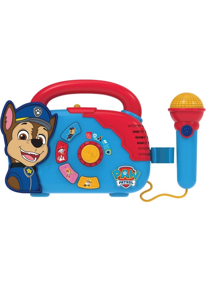 HTI Paw Patrol Boombox With Light & Working Microphone To Sing Along | Portable And Lightweight Design For Portability | Age Recommendation: Generally Suitable For Children Aged 18 M+  - Image 2