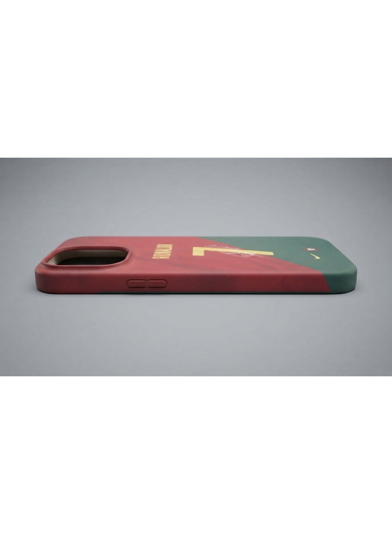 حافظة هاتف آيفون 13 برو ماكس، من البولي كربونات غير اللامع، بتصميم لone 13 Pro Max Phone Case, Matte Polycarbonateاعب كرة القدم رونالدو رقم 7 - Image 2