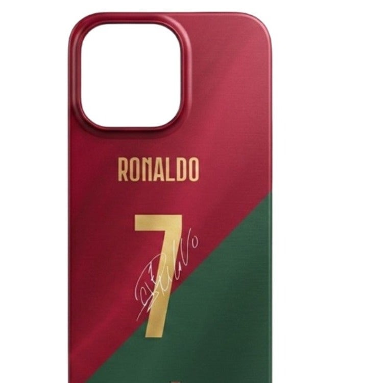 حافظة هاتف آيفون 13 برو ماكس، من البولي كربونات غير اللامع، بتصميم لone 13 Pro Max Phone Case, Matte Polycarbonateاعب كرة القدم رونالدو رقم 7 - Image 1