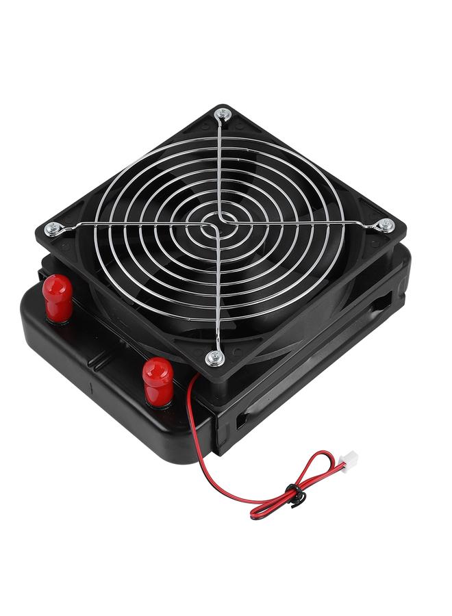 Loquat 120MM Computer CPU Water Cooling Cooler Heat Row Radiator with Fan 10 Tubes - Image 2