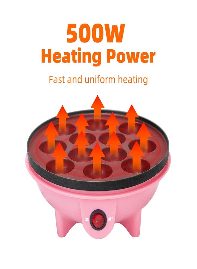 HeHoGoGo Electric Takoyaki Maker With Free Takoyaki Tools for Takoyaki Octopus Ball Cake Pop Ebelskiver 8 Inches Nonstick - Image 3
