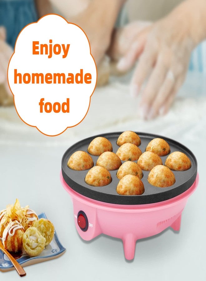 HeHoGoGo Electric Takoyaki Maker With Free Takoyaki Tools for Takoyaki Octopus Ball Cake Pop Ebelskiver 8 Inches Nonstick - Image 5