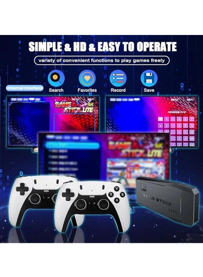General M8 PRO Video Game Console, 4K HD 2.4G Wireless Controller, Retro Home Wireless Dual-Stick Controller, Portable Game Console 64G+20000 Gaming  - Image 3
