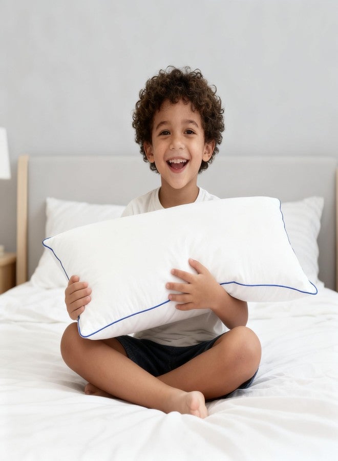 SILUI Flat Thin Soft Pillows for Sleeping Standard Size Set of 2 - Image 5