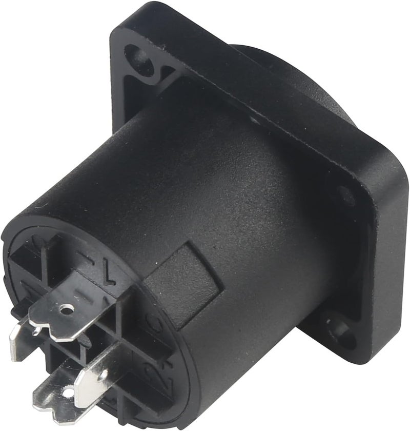 MADOWL Speaker Plug Speakon Connector, Speaker Jacks and Connectors Nl4fx Speakon Cables, Nl4fc Male Female Converter Nl2fx Plug Speakers Powercon Twist Lock (4 Sets of Male and Female) - Image 3