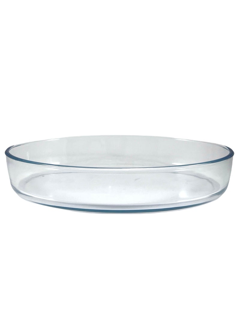 Homemaker Oval Glass Baking Dish, 4 Lt Capacity, 39.1X27.6 Cm Diameter, 6.7 Cm Height - Clear - Image 2
