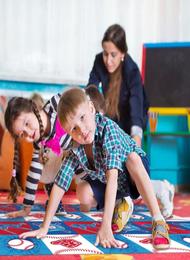 Civaner 3 Pcs Baseball Game for Kids with Spinner Baseball Conversation Party Game for Kids with Conversation Play Mat Spinner for Parties Classrooms School Activities - Image 5