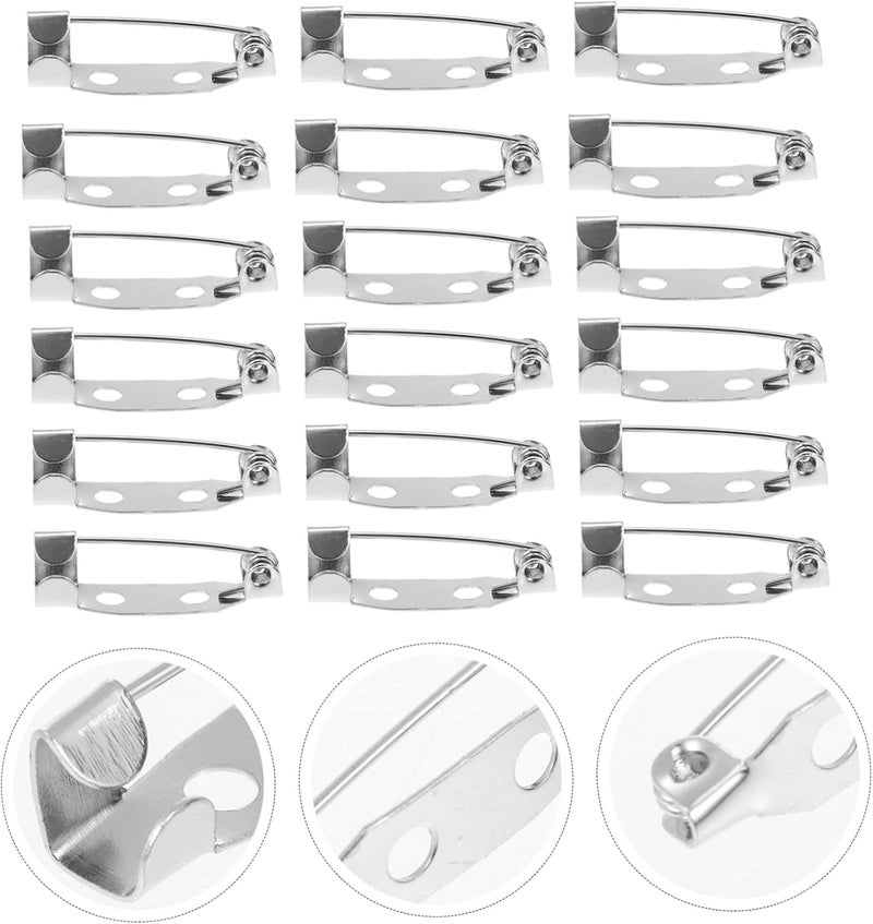 Gadpiparty 50 Pcs Metal Safety Pins for DIY Brooches Accessories for Crafting Quilting Sewing Projects for Handmade Clothing and Crafts - Image 5