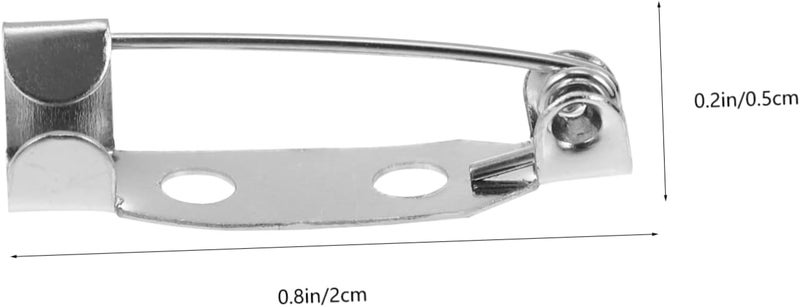 Gadpiparty 50 Pcs Metal Safety Pins for DIY Brooches Accessories for Crafting Quilting Sewing Projects for Handmade Clothing and Crafts - Image 2