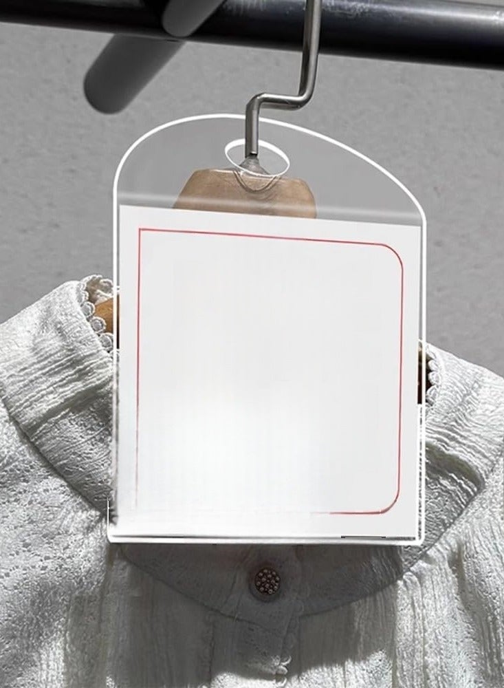 Eckek  10 Pack Label Holder Price Tag Displays Sign Holder Data Card Holder Ads Display Stand for Retail Store Clothing Price Tag - Image 2