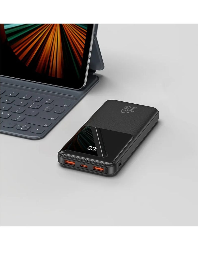 Topcore - Portable Charger, 22.5W 20000mAh USB C Built in Cable Power Bank Fast Charging, PD 3.0 LED Display Phone Battery Pack Compatible with iPhone 16 15 14 13 Pro Samsung S24 S23 Google iPad Tablet, etc - Image 1