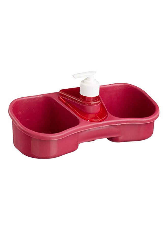 Agfa Plastic Soap Dispenser With Two Sinks
