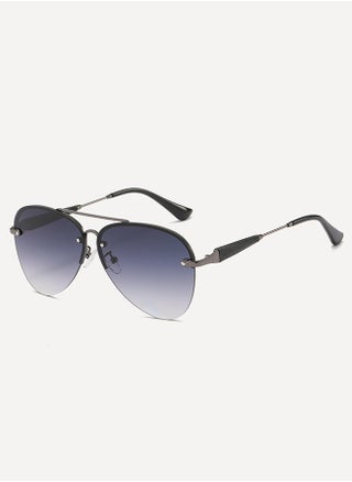 Gray Frame + Gradient Blue