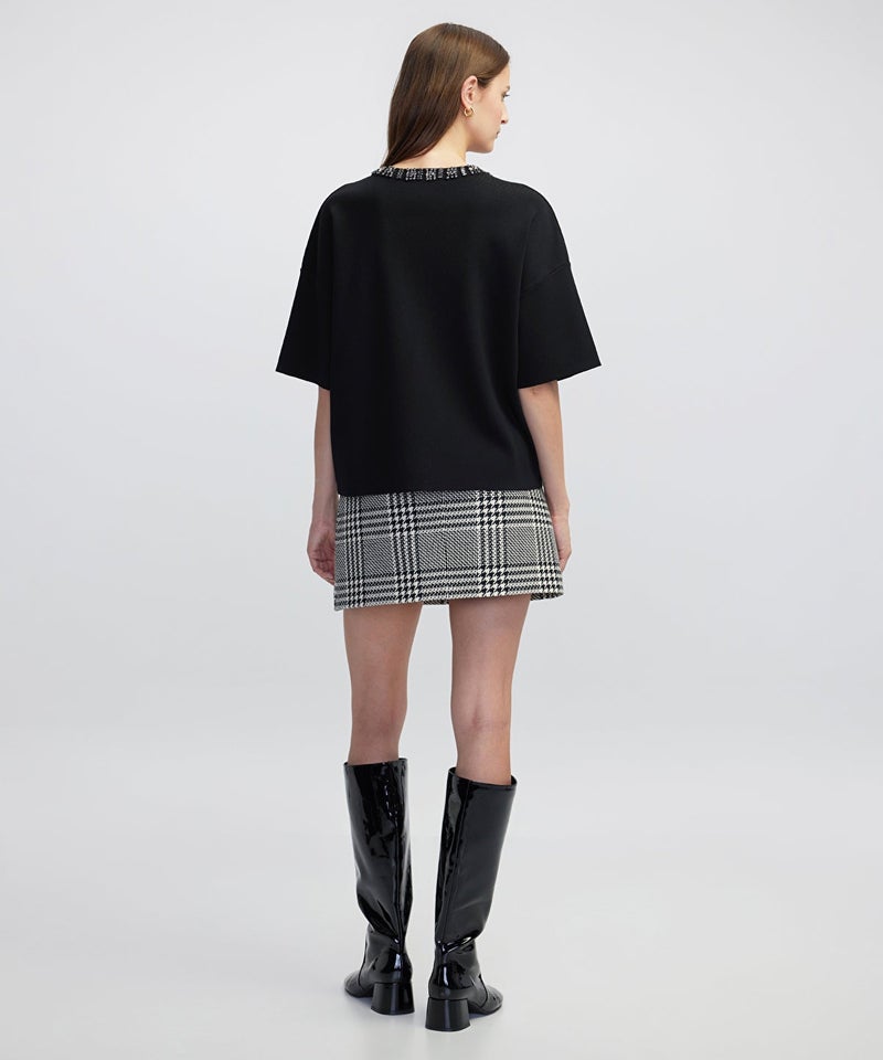 Ipekyol Embellished Knit T-shirt - Image 5