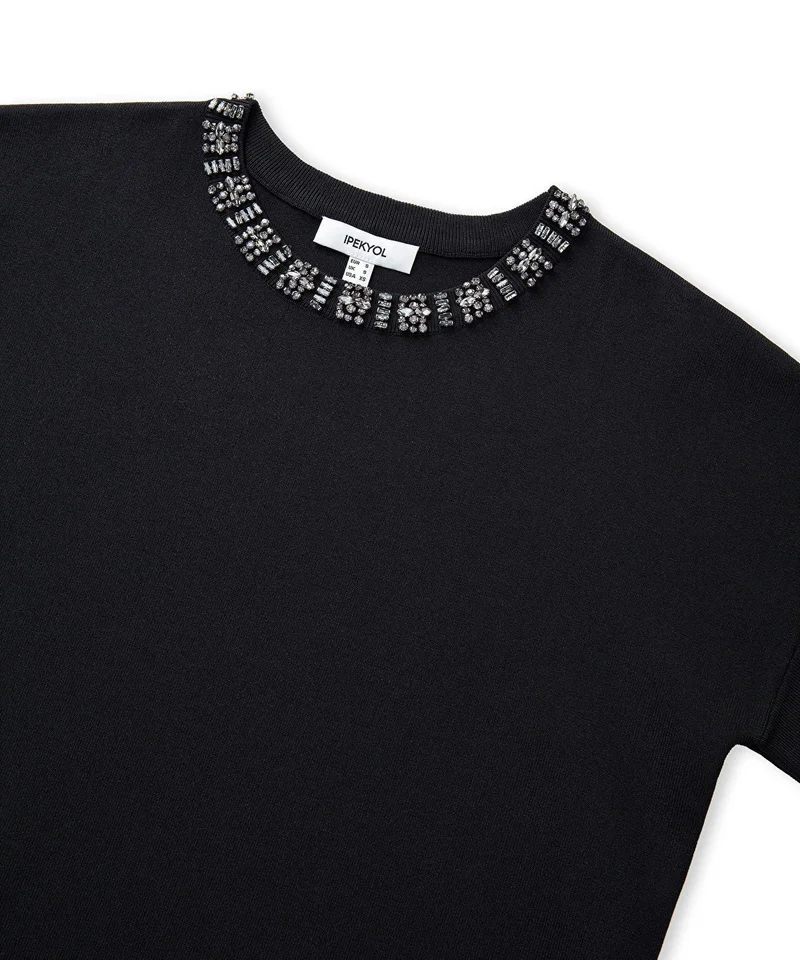 Ipekyol  Embellished Knit T-shirt for Women | Best Price UAE
