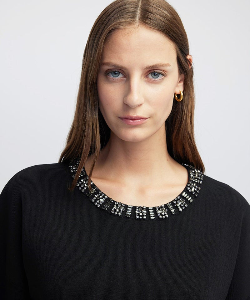 Ipekyol Embellished Knit T-shirt - Image 4