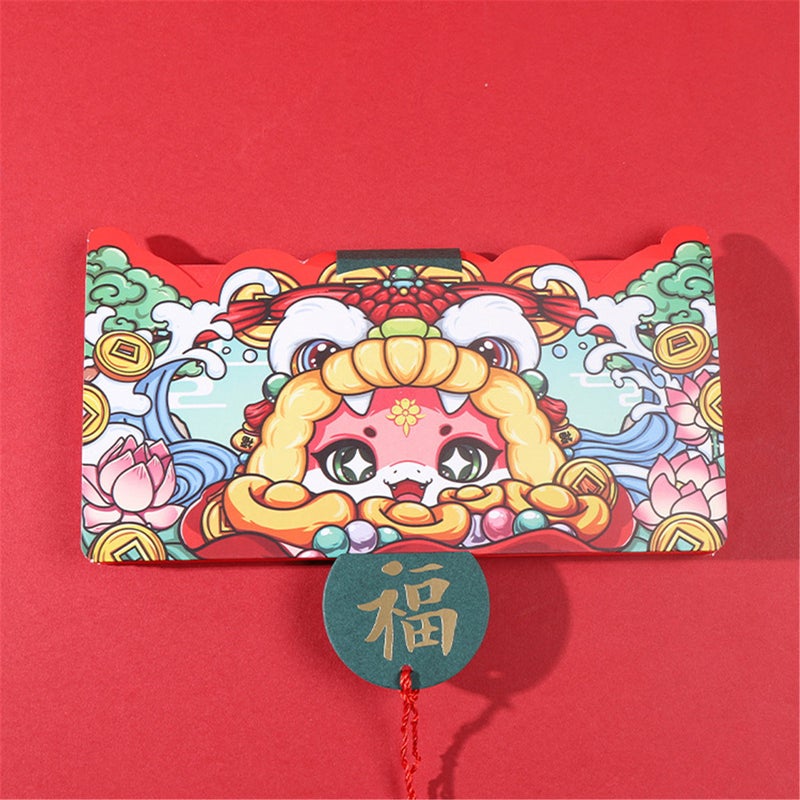 2025 Snake New Year Red Envelope Folding Red Envelope for Parents/Children/Partners/New Year Gifts Creative Folding Red Envelope Bag Gift Red Envelope - Image 3