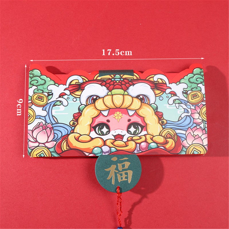 2025 Snake New Year Red Envelope Folding Red Envelope for Parents/Children/Partners/New Year Gifts Creative Folding Red Envelope Bag Gift Red Envelope - Image 2