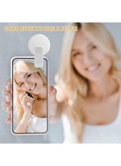 Generic Rechargeable Portable Adjustable Clip-on Mini Selfie Ring Light for Phone with LED  - Image 5
