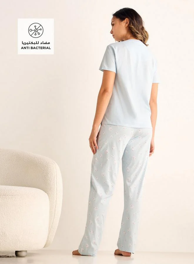 Splash FAV Printed Pyjama Set