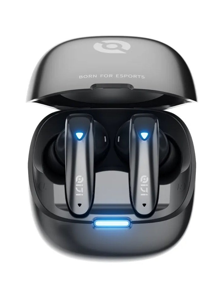 piva Biva GW10-B Bluetooth Gaming Headset with the feature of enabling the headset to be used on two different devices at the same time, as you can connect it to a mobile phone via Bluetooth and to a tablet via a 2.4G connection, black color  - Image 1