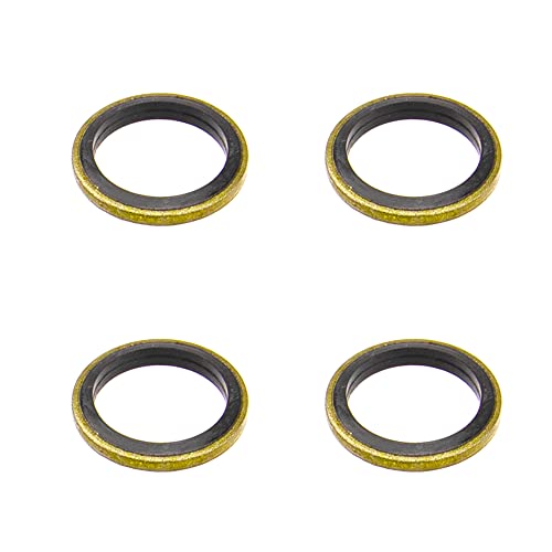 Rrina 2 Sets M12 Banjo Hose Barb Bolt Fittings Banjo Bolt Screw Crush Washer Kit for Car Motorcycle (M12x1.5) - Image 5