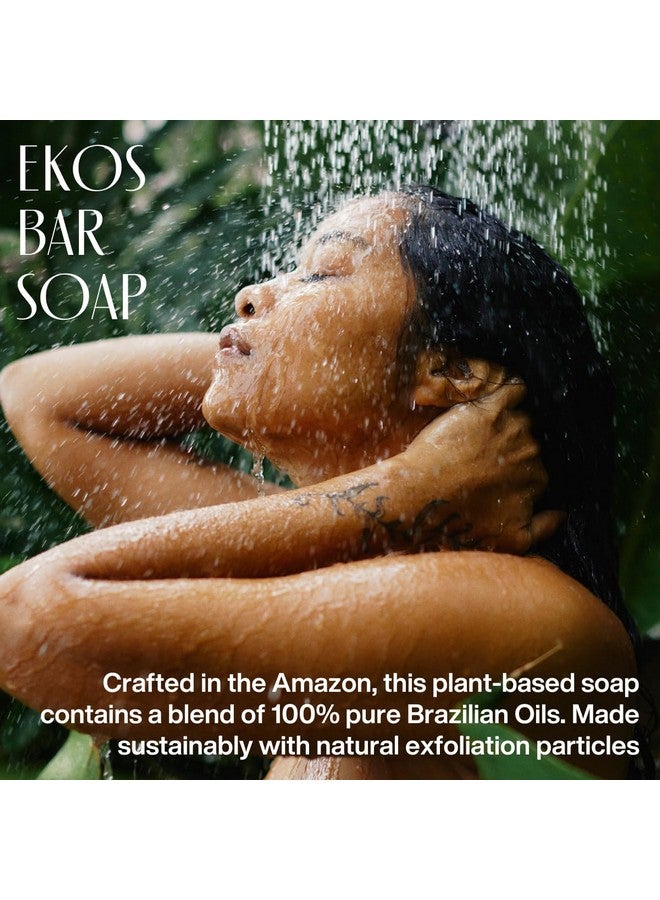 natura - Ekos Maracujá Creamy & Exfoliating Bar Soap Set (4 Pack) - 1 Exfoliating Bar, 3 Creamy Bars - Pure Plant Based Oils - Vegan Skin Care - Brazilian Beauty Secrets - Self Care - 3.5oz (100g) - Image 2