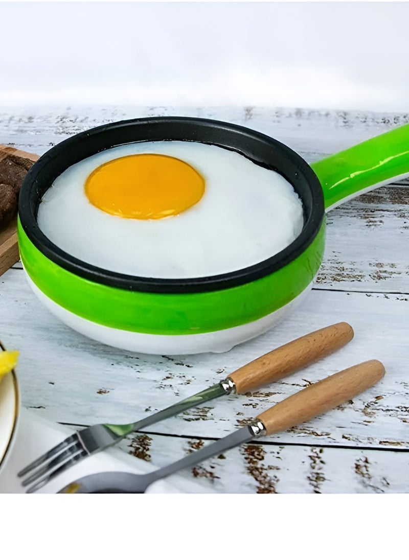 BORTONY - Egg Boiler 2 in 1 Automatic Egg Boiler Multi-Functional Electric Rapid Egg Cooker Non-Stick 7 Pcs Egg Steamer Roaster Omelette Frying Pan Single Layer Egg Boiler With Handle - Image 1